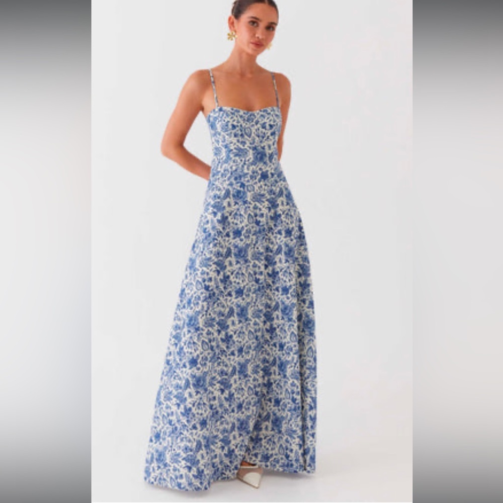 Peppermayo Angelina Linen Maxi Dress